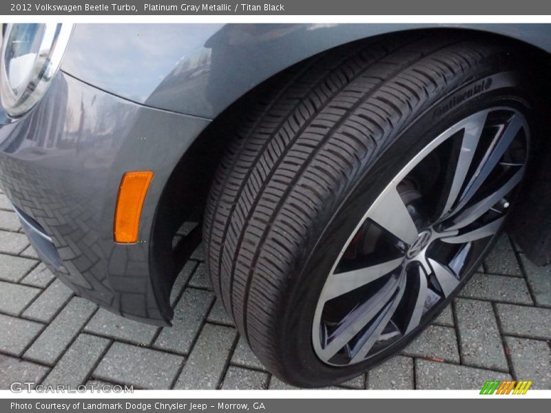 Platinum Gray Metallic / Titan Black 2012 Volkswagen Beetle Turbo