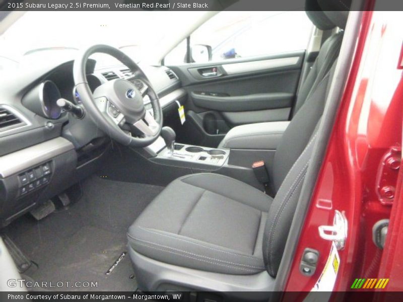 Venetian Red Pearl / Slate Black 2015 Subaru Legacy 2.5i Premium