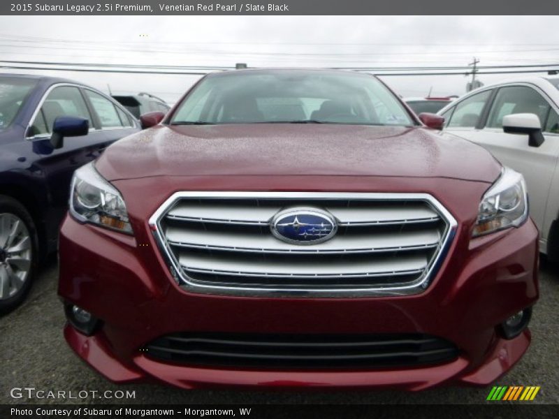 Venetian Red Pearl / Slate Black 2015 Subaru Legacy 2.5i Premium