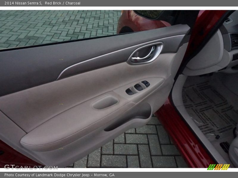Red Brick / Charcoal 2014 Nissan Sentra S