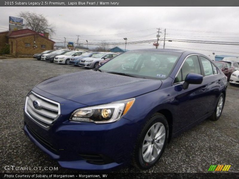 Lapis Blue Pearl / Warm Ivory 2015 Subaru Legacy 2.5i Premium
