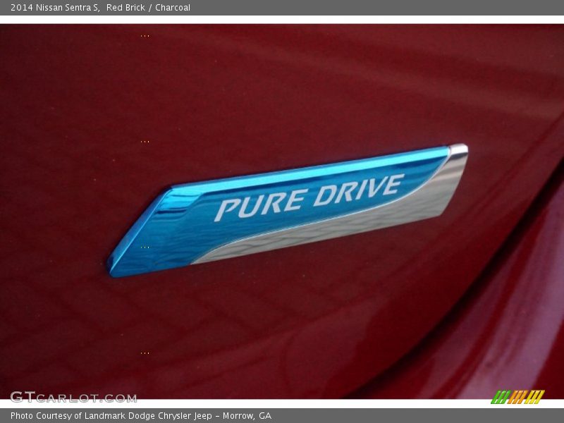Red Brick / Charcoal 2014 Nissan Sentra S
