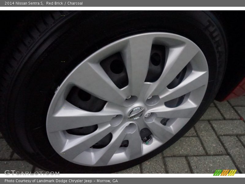 Red Brick / Charcoal 2014 Nissan Sentra S