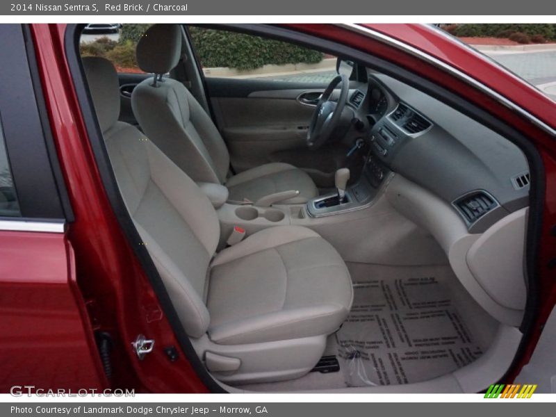 Red Brick / Charcoal 2014 Nissan Sentra S