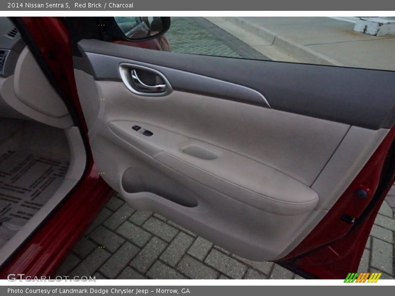 Red Brick / Charcoal 2014 Nissan Sentra S