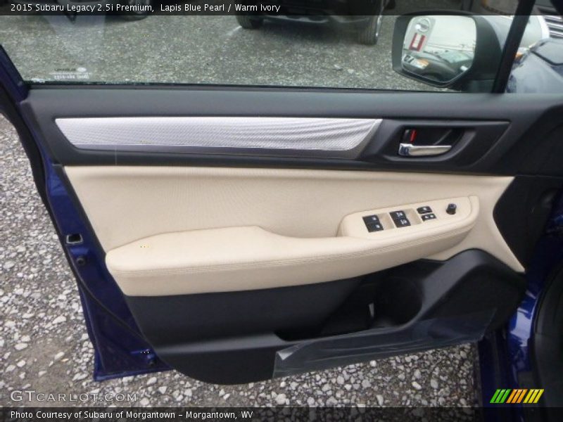 Lapis Blue Pearl / Warm Ivory 2015 Subaru Legacy 2.5i Premium
