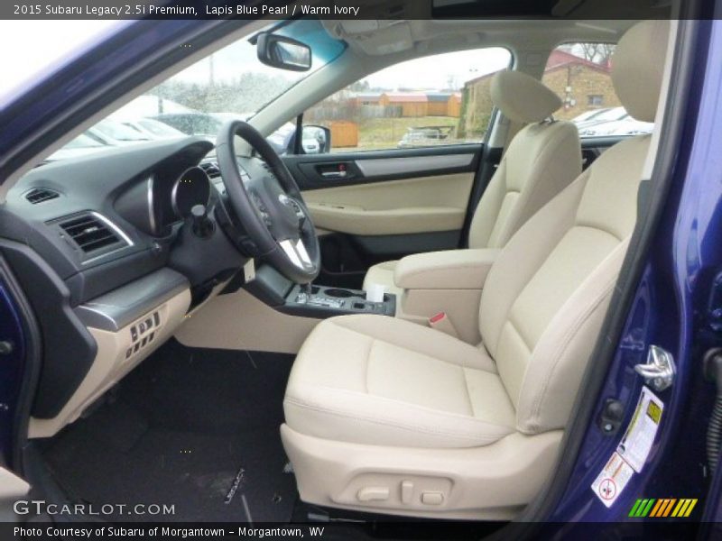 Lapis Blue Pearl / Warm Ivory 2015 Subaru Legacy 2.5i Premium