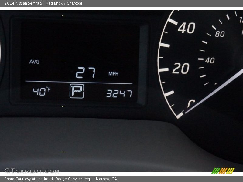 Red Brick / Charcoal 2014 Nissan Sentra S