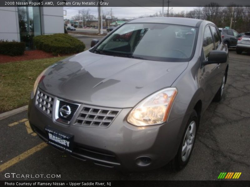 Gotham Gray Metallic / Gray 2008 Nissan Rogue S AWD