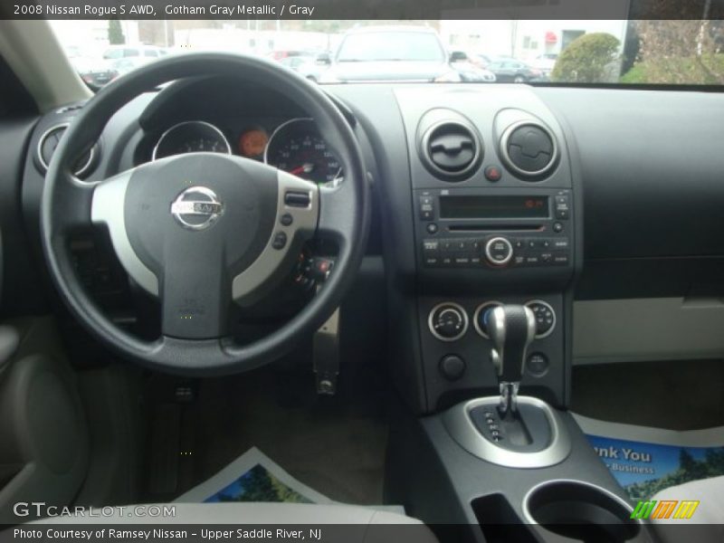 Gotham Gray Metallic / Gray 2008 Nissan Rogue S AWD