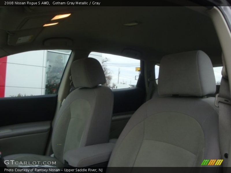 Gotham Gray Metallic / Gray 2008 Nissan Rogue S AWD