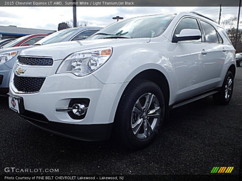 Summit White / Light Titanium/Jet Black 2015 Chevrolet Equinox LT AWD
