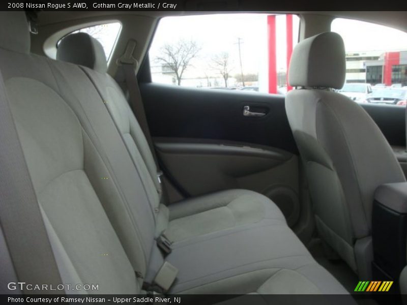 Gotham Gray Metallic / Gray 2008 Nissan Rogue S AWD