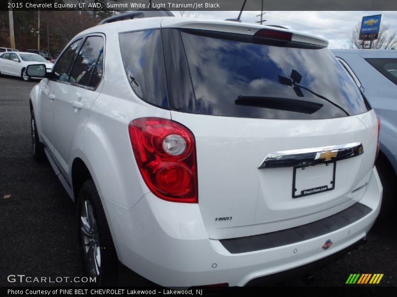 Summit White / Light Titanium/Jet Black 2015 Chevrolet Equinox LT AWD