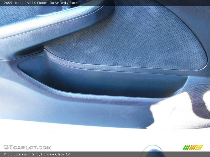 Rallye Red / Black 2005 Honda Civic LX Coupe