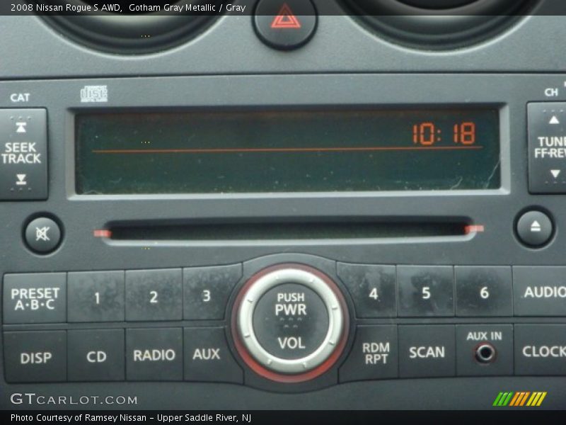 Gotham Gray Metallic / Gray 2008 Nissan Rogue S AWD