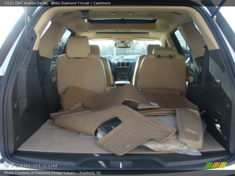 White Diamond Tricoat / Cashmere 2012 GMC Acadia Denali