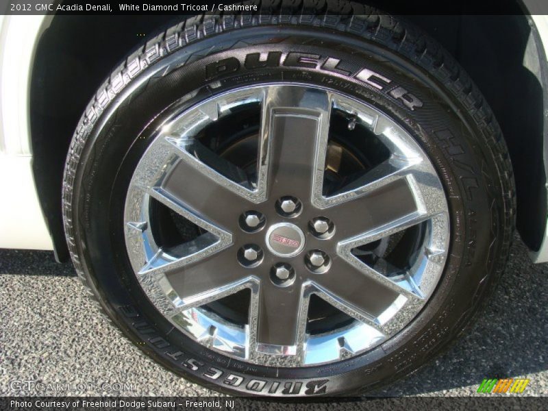 White Diamond Tricoat / Cashmere 2012 GMC Acadia Denali