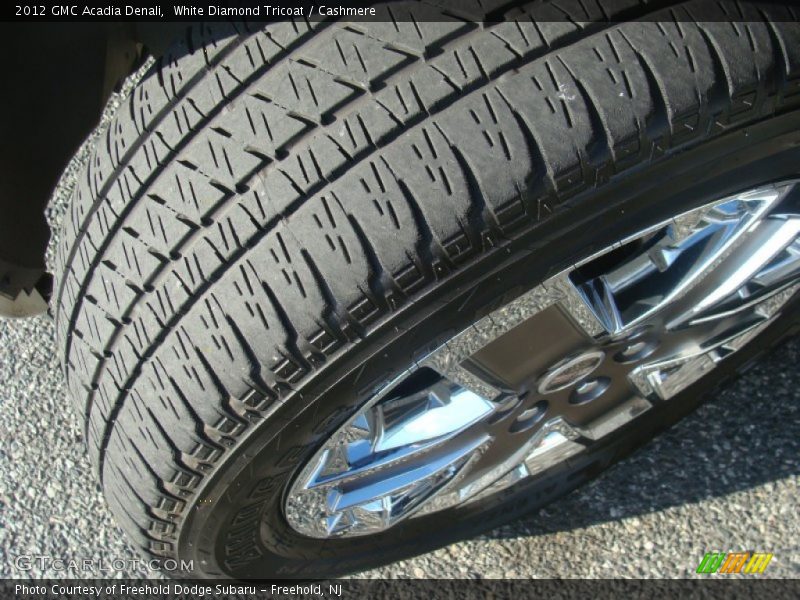 White Diamond Tricoat / Cashmere 2012 GMC Acadia Denali