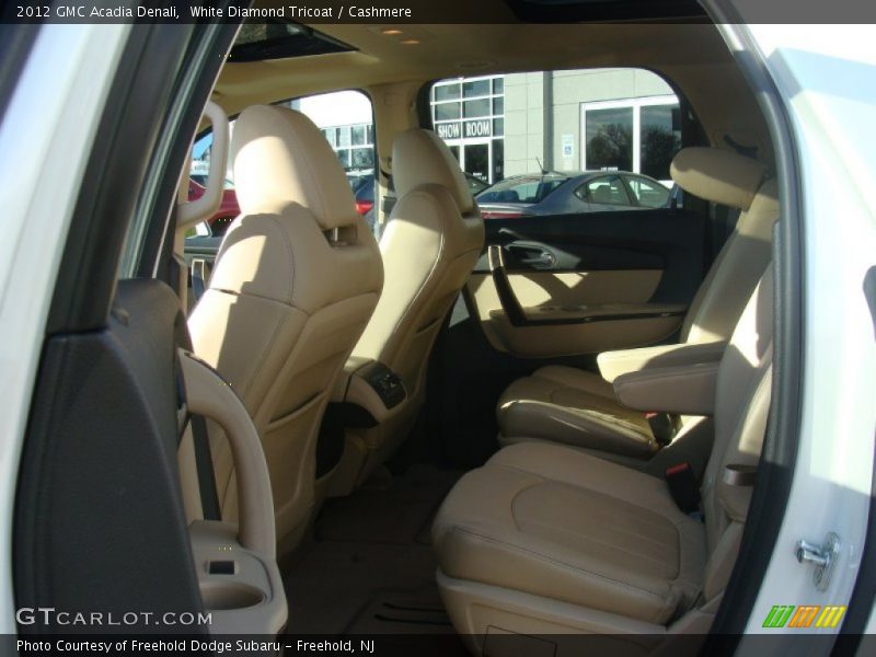 White Diamond Tricoat / Cashmere 2012 GMC Acadia Denali