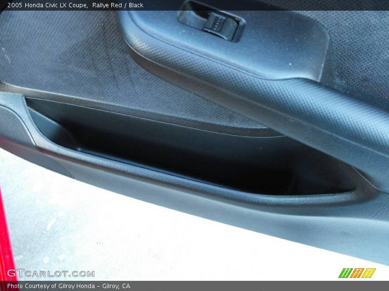 Rallye Red / Black 2005 Honda Civic LX Coupe