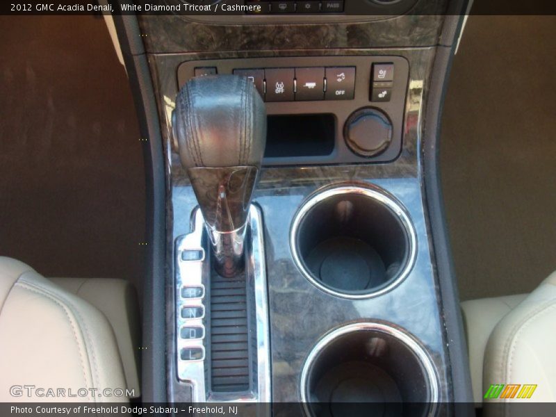 White Diamond Tricoat / Cashmere 2012 GMC Acadia Denali