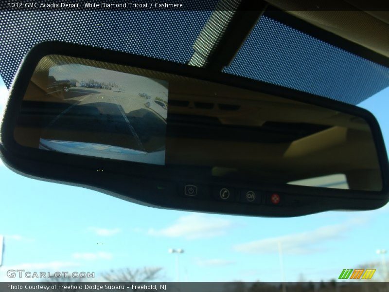 White Diamond Tricoat / Cashmere 2012 GMC Acadia Denali
