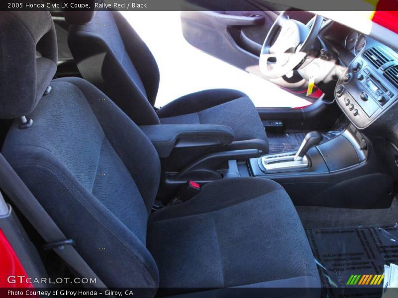 Rallye Red / Black 2005 Honda Civic LX Coupe