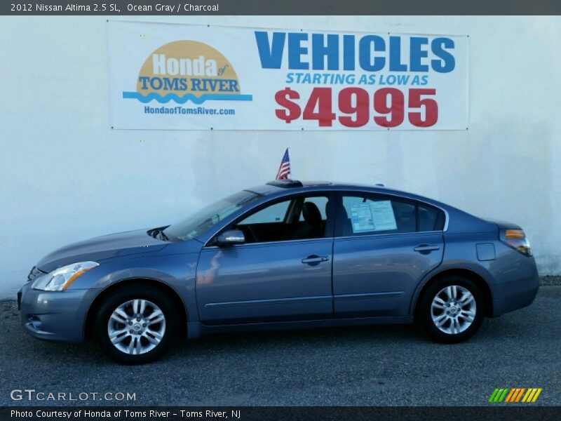 Ocean Gray / Charcoal 2012 Nissan Altima 2.5 SL