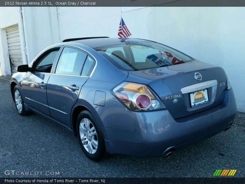 Ocean Gray / Charcoal 2012 Nissan Altima 2.5 SL