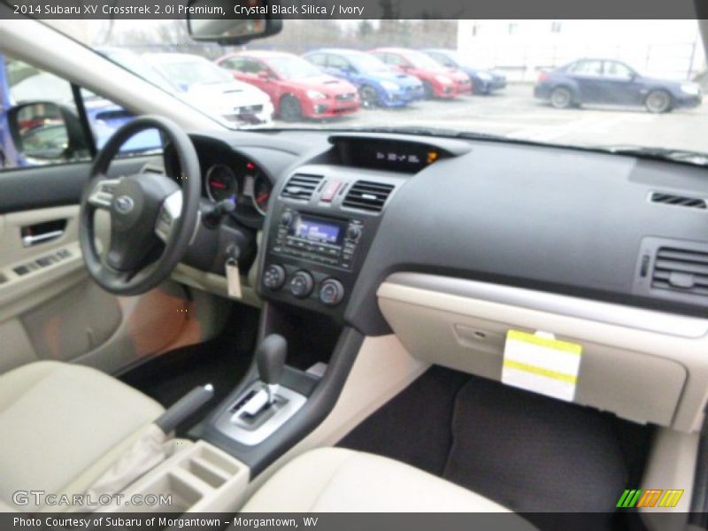 Crystal Black Silica / Ivory 2014 Subaru XV Crosstrek 2.0i Premium