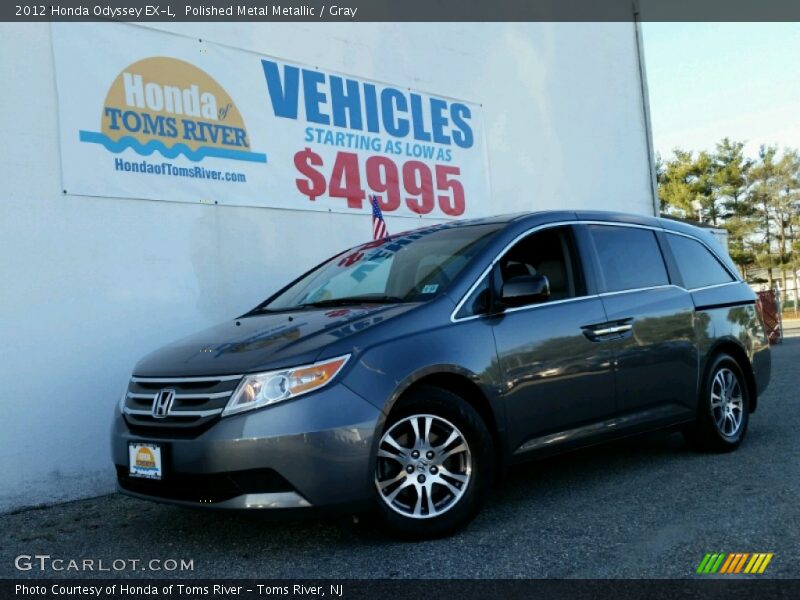 Polished Metal Metallic / Gray 2012 Honda Odyssey EX-L