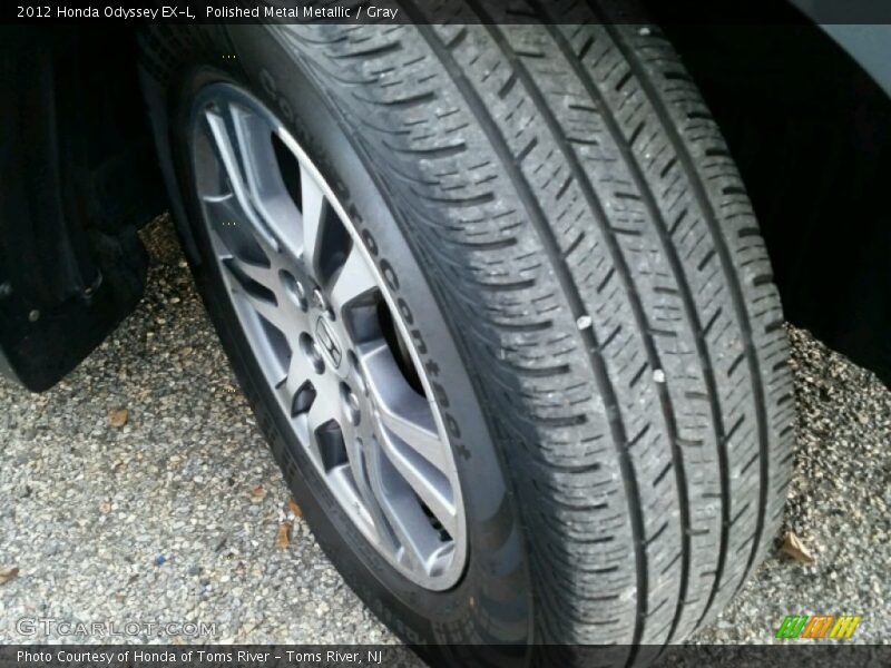 Polished Metal Metallic / Gray 2012 Honda Odyssey EX-L