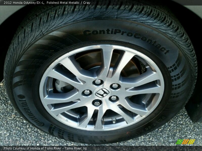 Polished Metal Metallic / Gray 2012 Honda Odyssey EX-L