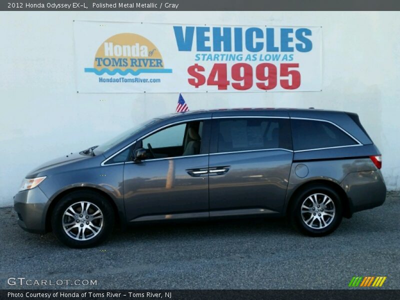 Polished Metal Metallic / Gray 2012 Honda Odyssey EX-L