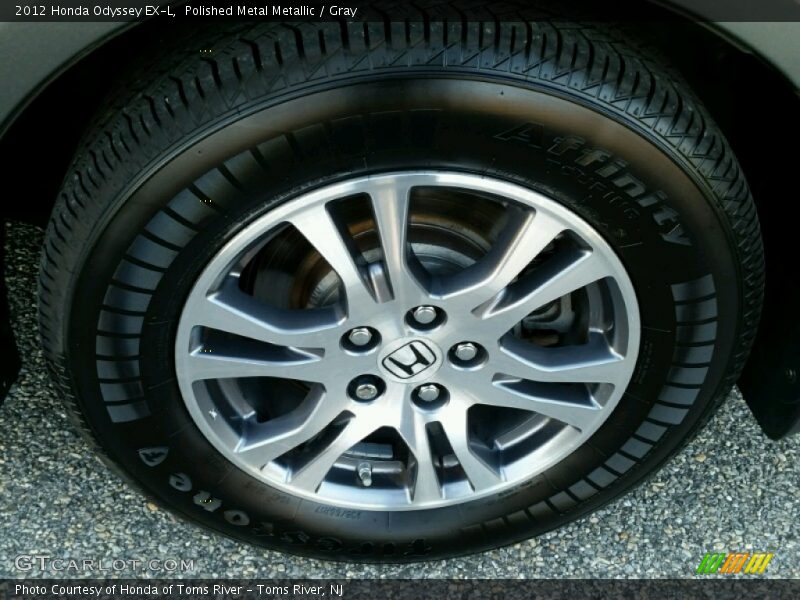 Polished Metal Metallic / Gray 2012 Honda Odyssey EX-L