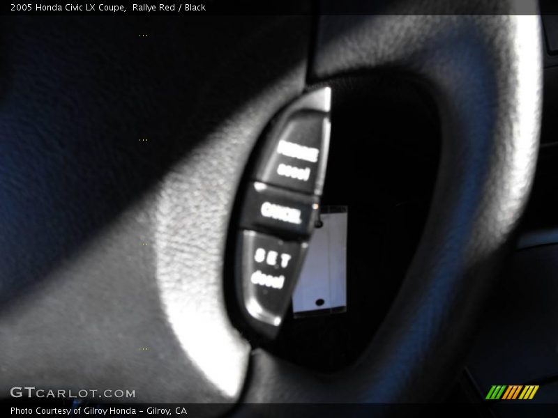 Rallye Red / Black 2005 Honda Civic LX Coupe