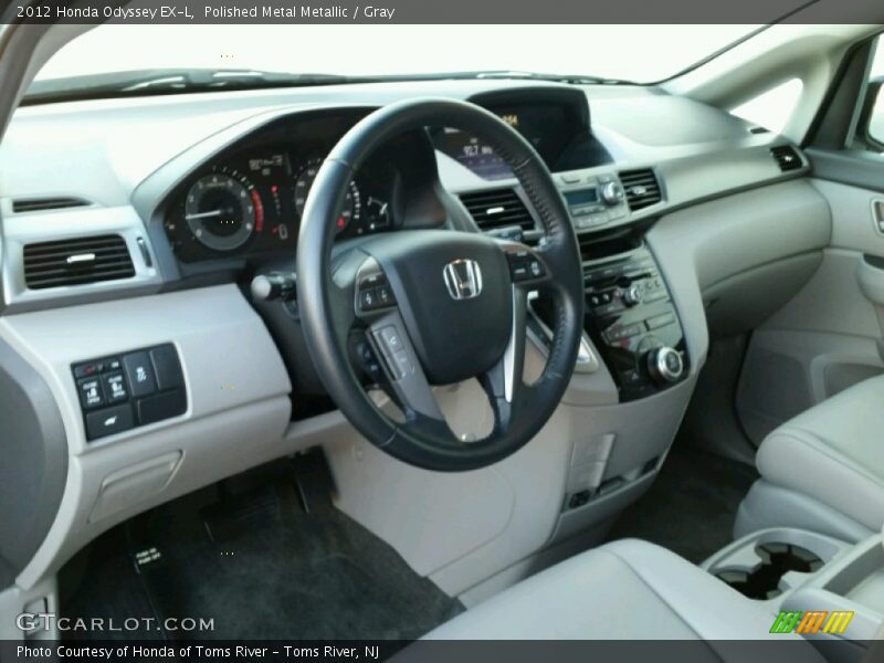Polished Metal Metallic / Gray 2012 Honda Odyssey EX-L