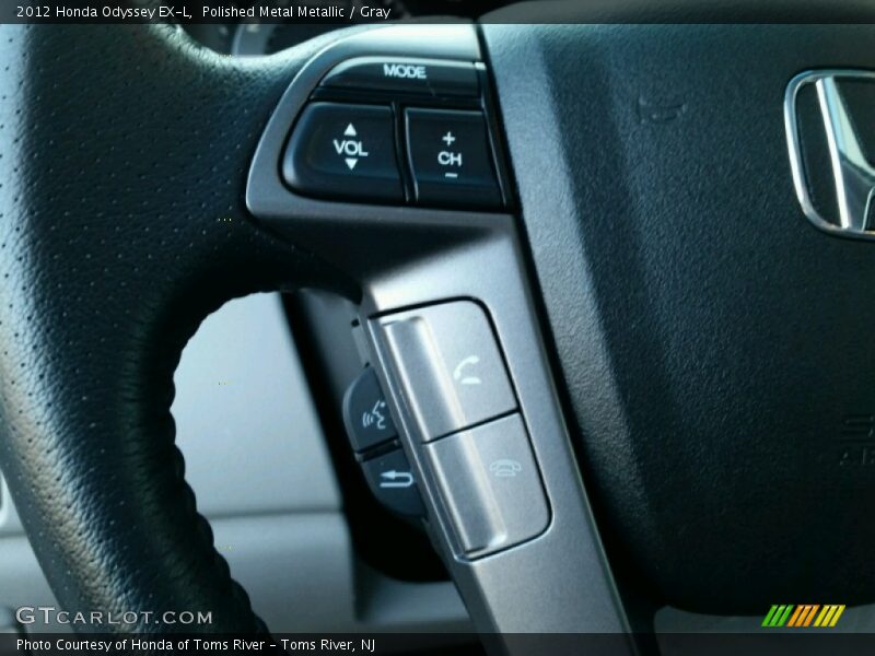 Polished Metal Metallic / Gray 2012 Honda Odyssey EX-L