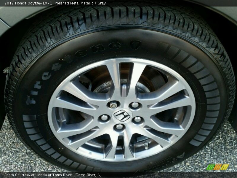 Polished Metal Metallic / Gray 2012 Honda Odyssey EX-L