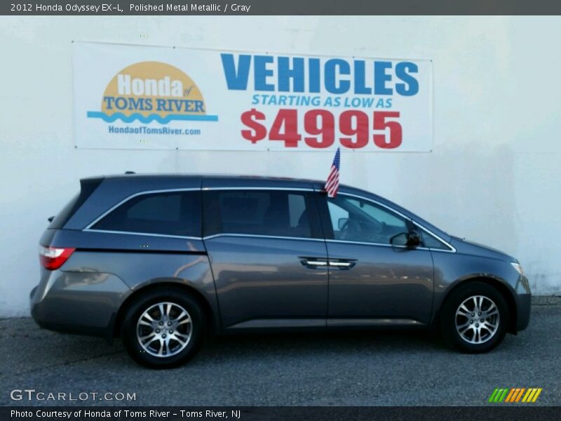 Polished Metal Metallic / Gray 2012 Honda Odyssey EX-L