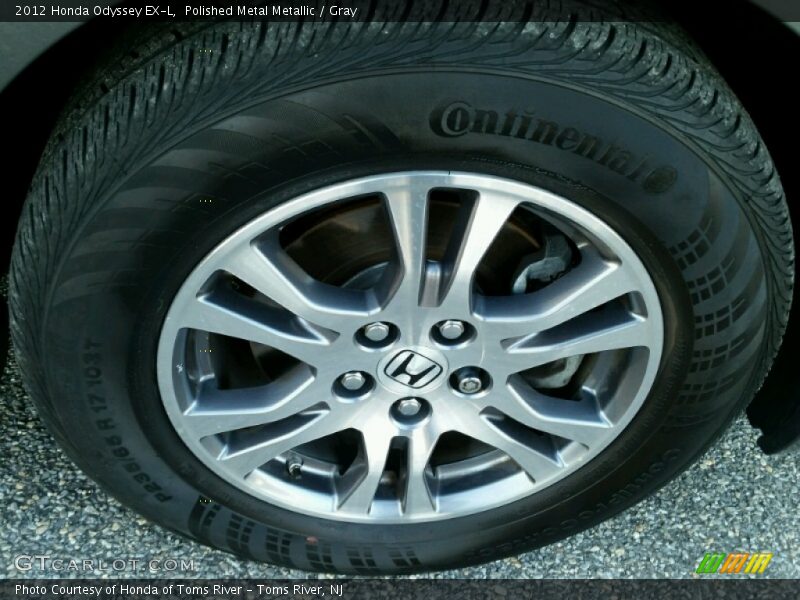 Polished Metal Metallic / Gray 2012 Honda Odyssey EX-L