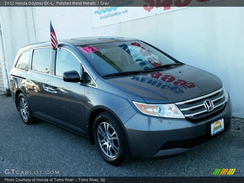 Polished Metal Metallic / Gray 2012 Honda Odyssey EX-L