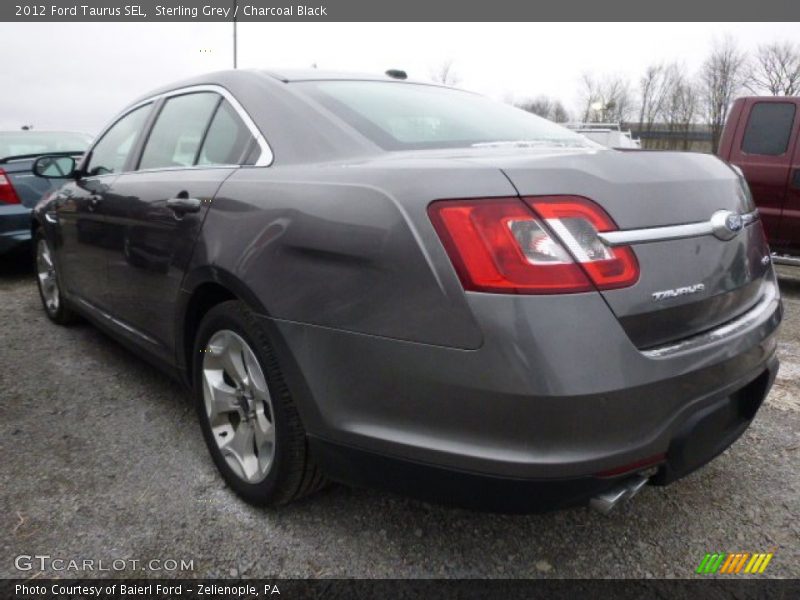 Sterling Grey / Charcoal Black 2012 Ford Taurus SEL