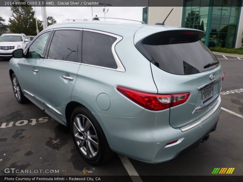 Glacial Silver / Graphite 2014 Infiniti QX60 3.5 AWD