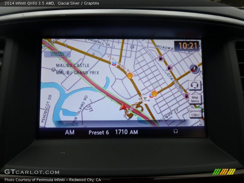 Navigation of 2014 QX60 3.5 AWD