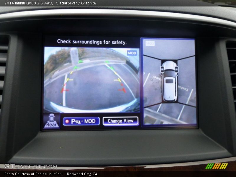 Glacial Silver / Graphite 2014 Infiniti QX60 3.5 AWD