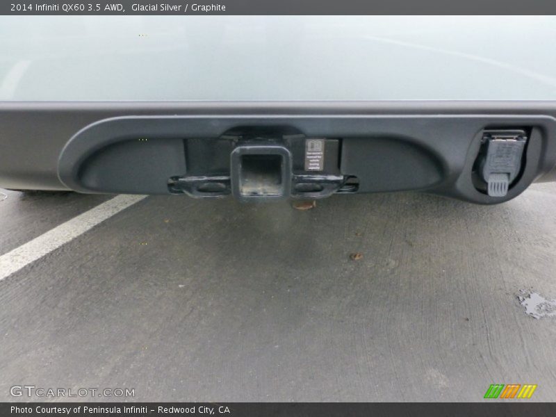 Glacial Silver / Graphite 2014 Infiniti QX60 3.5 AWD