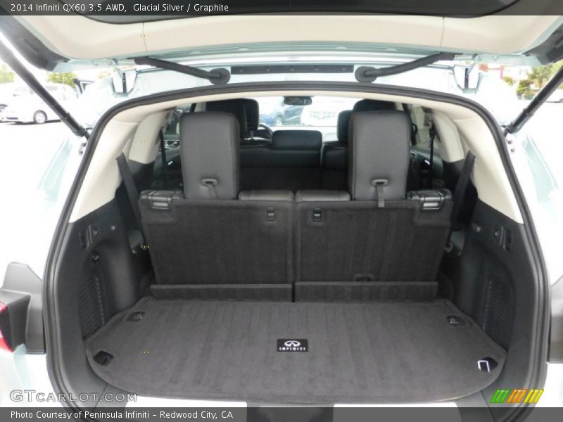 Glacial Silver / Graphite 2014 Infiniti QX60 3.5 AWD