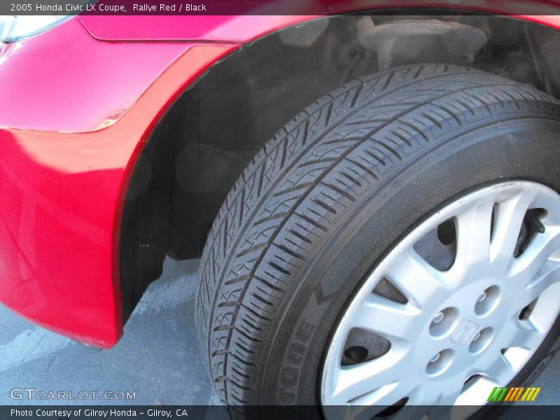Rallye Red / Black 2005 Honda Civic LX Coupe